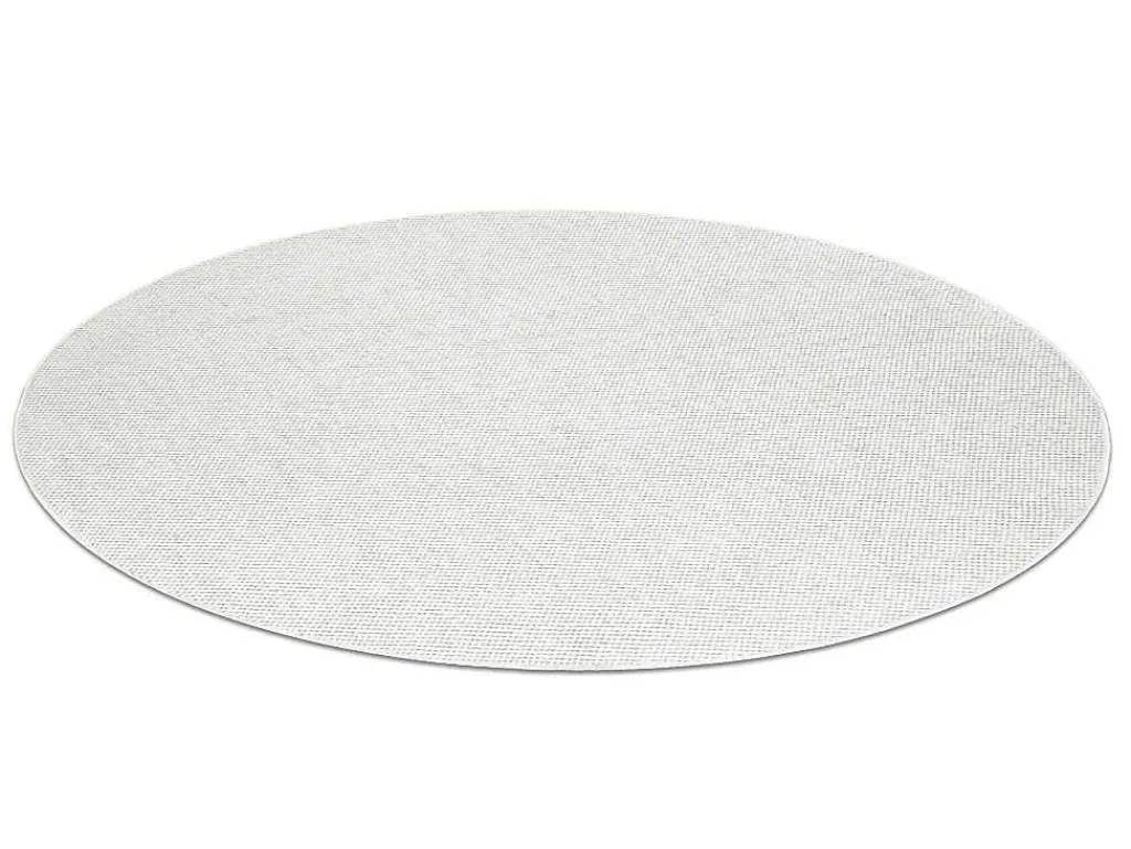 Vloerkleed Casablanca Plus Rond Creme Eenkleurig, Lus Cercle 80 Cm-RugsX