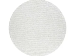 Vloerkleed Casablanca Plus Rond Creme Eenkleurig, Lus Cercle 80 Cm-RugsX