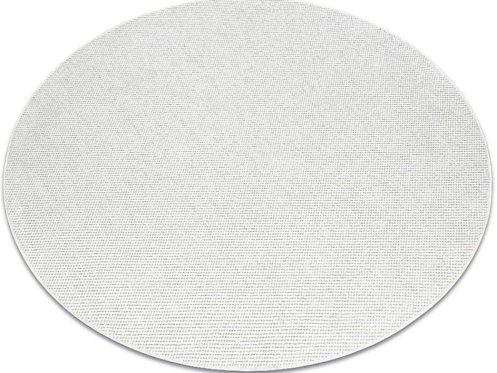 Vloerkleed Casablanca Plus Rond Creme Eenkleurig, Lus Cercle 150 Cm-RugsX Clearance