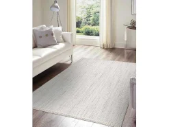 Vloerkleed Nano Eo78C Melange, Lus, Platgeweven Grijs / Wit 140X190 Cm-RugsX