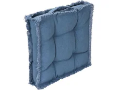 Vloerkussen Van Katoen - 45 X 45 Cm - Blauw - Honduras-OZAIA Best