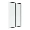 Vouwbaar Badscherm In Metaal Matzwart Industriele Stijl 80 X 140 Cm District-Shower & Design Hot