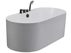 Vrijstaand Bad Met Kraan Stepona - 195 L - 150 X 75 X 58 Cm - Wit-Shower & Design Hot