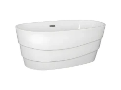 Vrijstaand Designbad - 200 L - 150 X 72 X 58 Cm - Wit - Dominika-Shower & Design Online