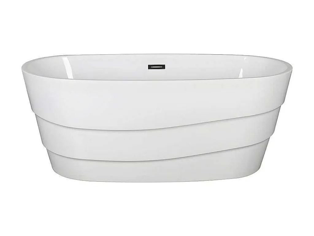 Vrijstaand Designbad - 200 L - 150 X 72 X 58 Cm - Wit - Dominika-Shower & Design Online