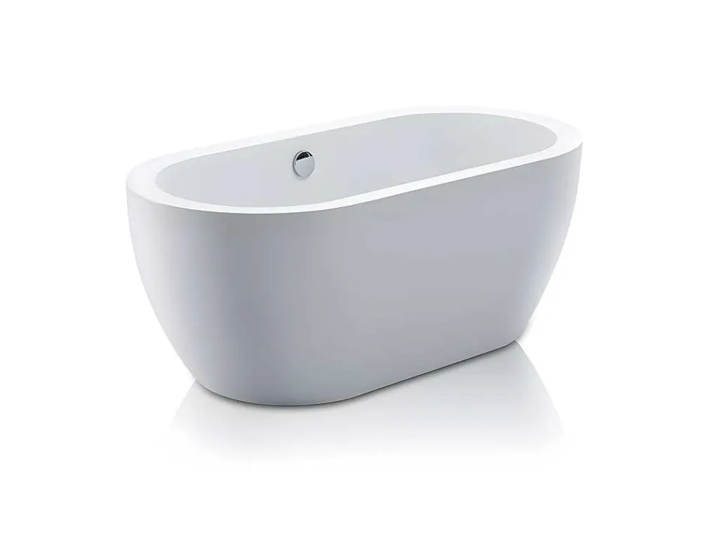 Vrijstaande Badkuip - 178 L - 150 X 75 X 58 Cm - Wit - Adrina-Shower & Design