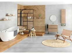 Vrijstaande Badkuip Natalia - Eenpersoons - 170X75X73Cm - 282L - Wit-Shower & Design Online