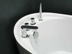 Vrijstaande Badkuip Natalia - Eenpersoons - 170X75X73Cm - 282L - Wit-Shower & Design Online
