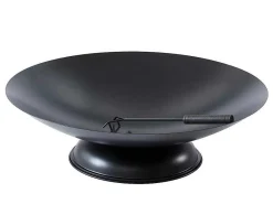 Vuurkorf Van Staal Dione - D72 X H20 Cm - Zwart-Vente-unique Best