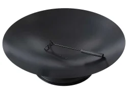 Vuurkorf Van Staal Dione - D72 X H20 Cm - Zwart-Vente-unique Best