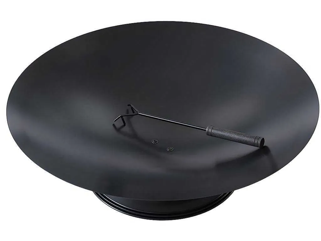 Vuurkorf Van Staal Dione - D72 X H20 Cm - Zwart-Vente-unique Best