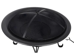 Vuurkorf Van Staal Mizar - D75 X H55 Cm - Zwart-Vente-unique Outlet