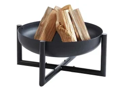 Vuurkorf Van Staal Ogma - D60 X H30 Cm - Zwart-Vente-unique Hot