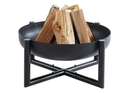Vuurkorf Van Staal Ogma - D60 X H30 Cm - Zwart-Vente-unique Hot