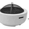 Vuurkorf-Grill Van Mgo - L60,5 X D60,5 X H42,5 Cm - Garmona-Vente-unique Best