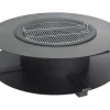 Vuurkorf-Plancha/Grill Met Bergruimte Voor Hout - L120 X B120,5 X H40 Cm - Barcena-Vente-unique New