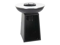 Vuurschaal Met Grillplaat Mcw-K97, O66Cm Zwart-Vente-unique New