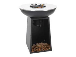 Vuurschaal Met Grillplaat Mcw-K97, O66Cm Zwart-Vente-unique New