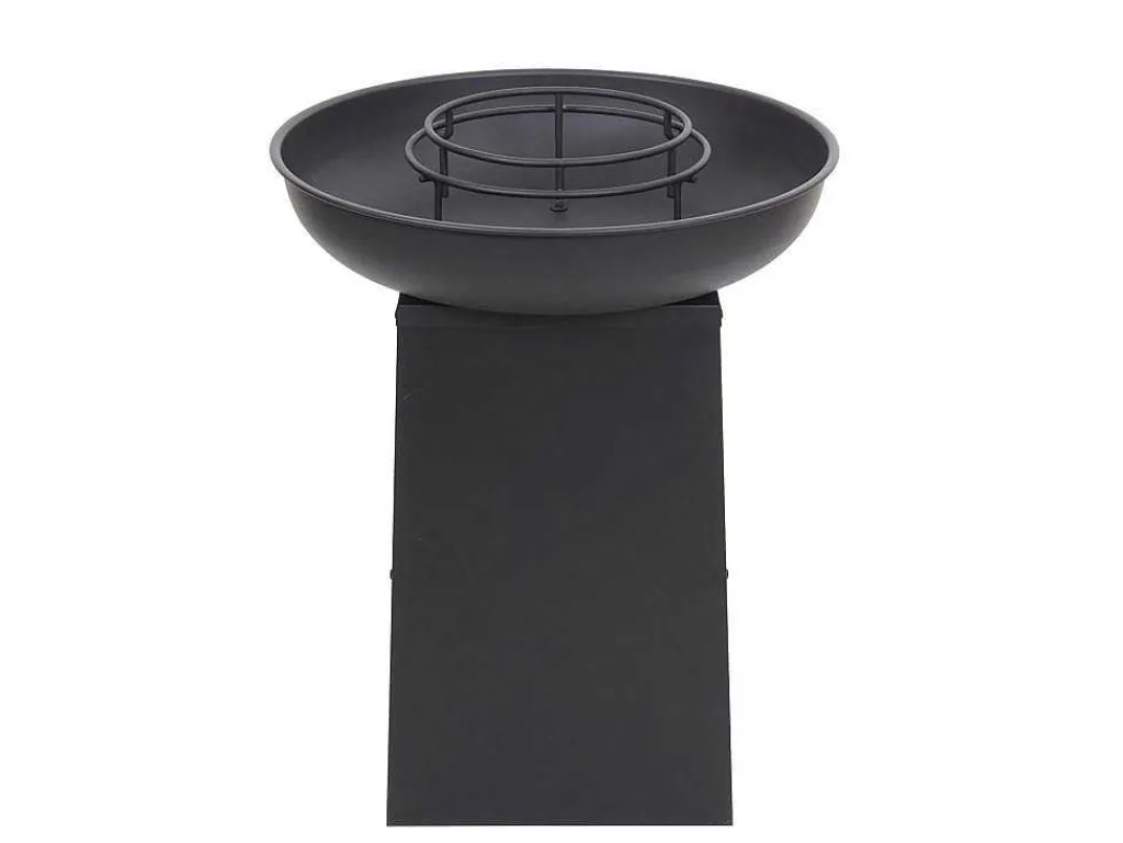 Vuurschaal Met Grillplaat Mcw-K97, O59Cm Zwart-Vente-unique