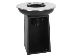 Vuurschaal Met Grillplaat Mcw-K97, O59Cm Zwart-Vente-unique