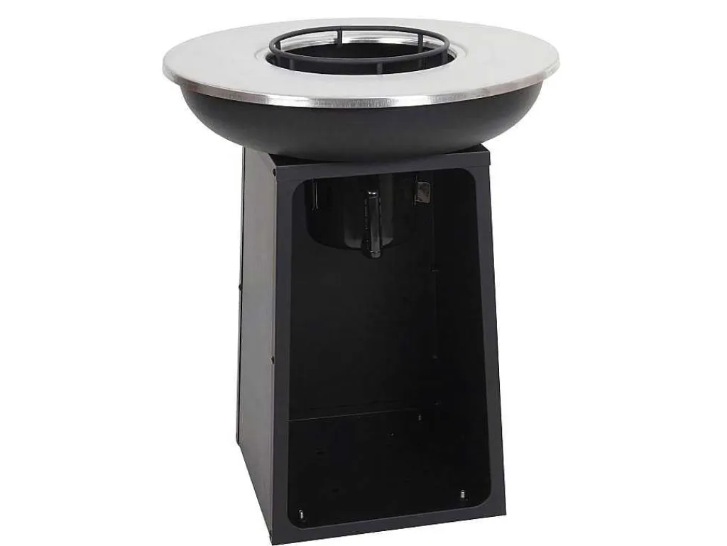 Vuurschaal Met Grillplaat Mcw-K97, O59Cm Zwart-Vente-unique