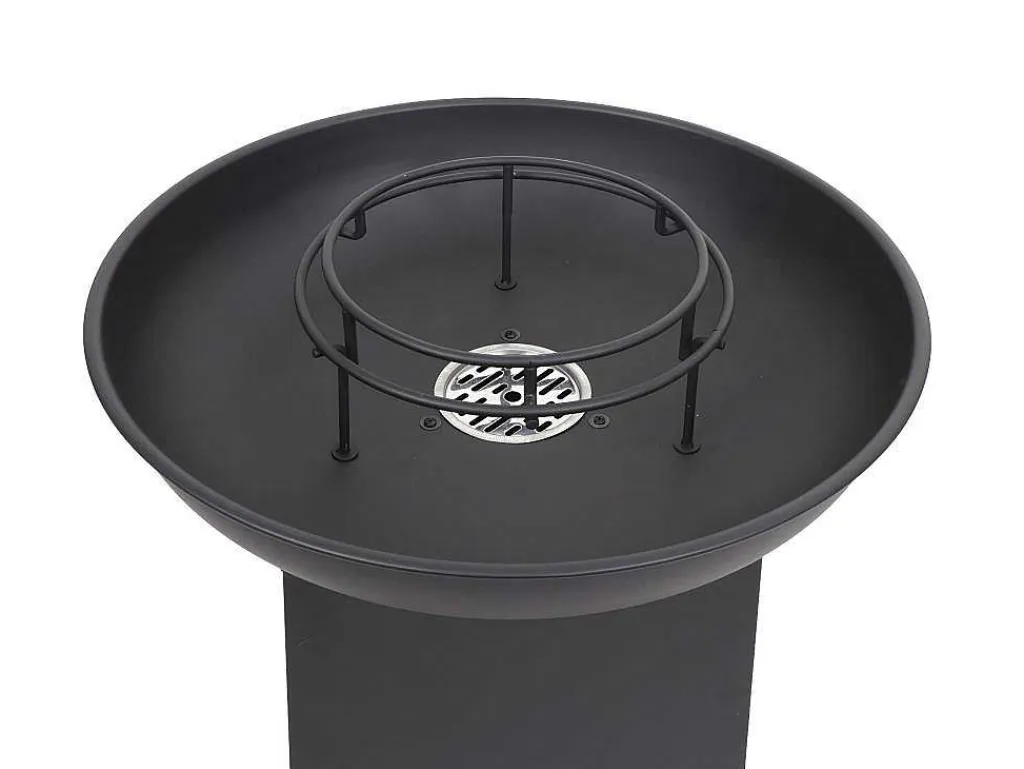 Vuurschaal Met Grillplaat Mcw-K97, O59Cm Zwart-Vente-unique