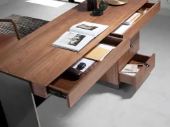 Walnoot En Stalen Bureau 3237-Angel Cerda Online