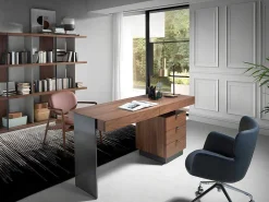 Walnoot En Stalen Bureau 3237-Angel Cerda Online