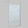 Wand Voor Inloopdouche Laura Van Gezeefdrukt Glas - 120X190 Cm-Shower & Design Discount