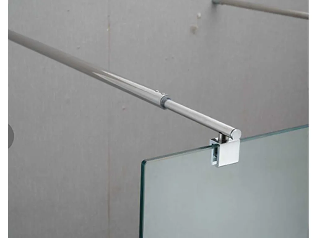 Wand Voor Inloopdouche Laura Van Gezeefdrukt Glas - 120X190 Cm-Shower & Design Discount