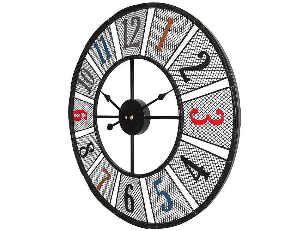 Wandklok Birmingham - Metaal - D50 Cm - Meerkleurig-OZAIA Discount
