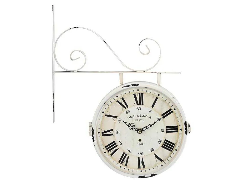Wandklok Met Dubbele Zijde Faubourg Van Ijzer - L34 X H41,5 Cm-OZAIA Hot