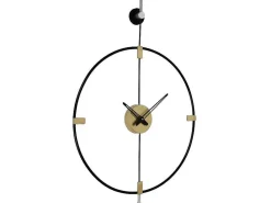 Wandklok Van Metaal - D47 Cm - Zwart - Hamona-OZAIA