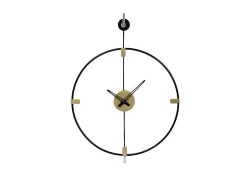 Wandklok Van Metaal - D47 Cm - Zwart - Hamona-OZAIA