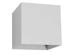 Wandlamp Met Ledverlichting Van Aluminium - D10 Cm X H10 - Wit - Paisley-OZAIA New