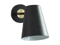 Wandlamp Met Vintage-Stijl Trevis - Ijzer - 14 X 16 X 33 Cm - Zwart-OZAIA Clearance
