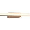 Wandlamp Voor Badkamer Met Ledverlichting - Metaal - L40 Cm - Houtkleur - Salford-OZAIA Sale