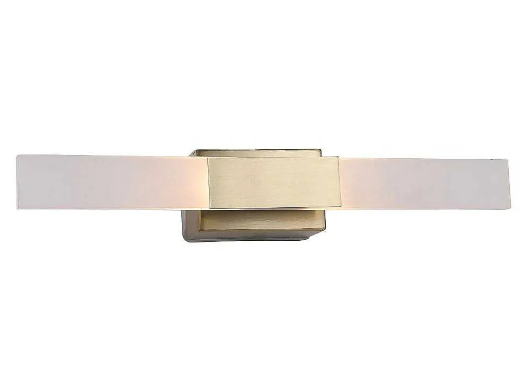 Wandlamp Voor Badkamer Met Ledverlichting Van Metaal - L30 Cm - Goudkleurig - Horsham-OZAIA Hot