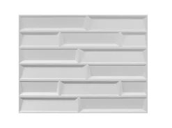 Wandpaneel 3D Great Om Te Verven - Pak Van 3 M - Set Van 6 Stuks-Vente-unique New
