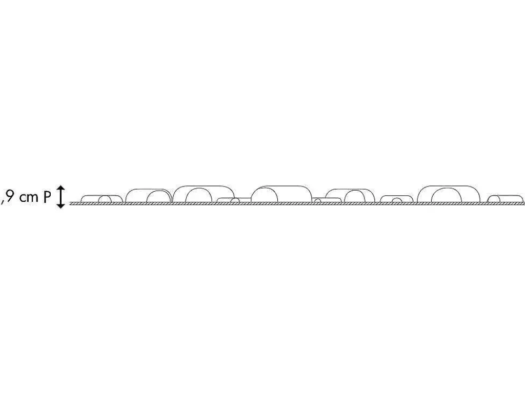 Wandpaneel 3D Sandle Om Te Verven - Set Van 6 Stuks, 3M-Vente-unique Outlet