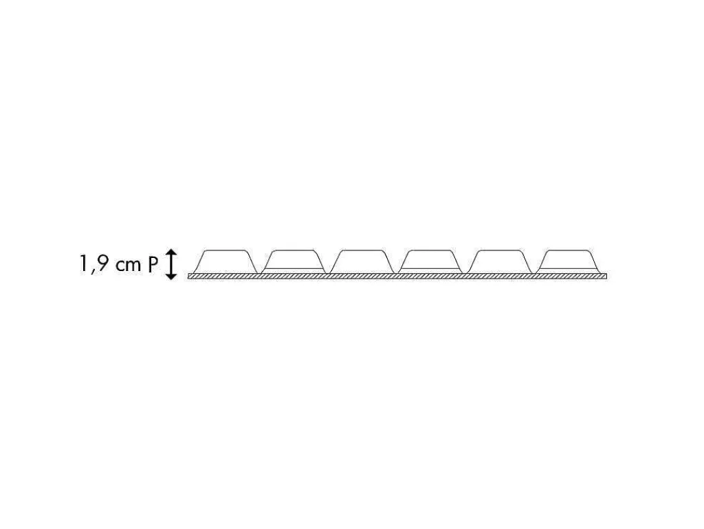 Wandpaneel 3D Strait Om Te Verven - Set Van 12 Stuks, 3M-Vente-unique Best