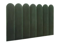 Wandpaneel Voor Hoofdeinde Japi - 210 Cm - Fluweel - Groen - Van-PASCAL MORABITO