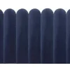 Wandpaneel Voor Hoofdeinde Japi - 210 Cm - Fluweel - Blauw - Van-PASCAL MORABITO New