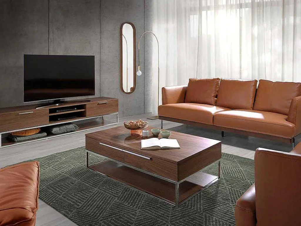 Wandspiegel In Walnoothout 3234-Angel Cerda Hot