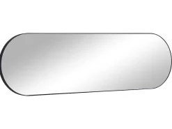 Wandspiegel Van Metaal - Ovaal - B. 40 X H. 140 Cm - Zwart - Onikal-OZAIA New