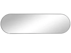Wandspiegel Van Metaal - Ovaal - B. 40 X H. 140 Cm - Zwart - Onikal-OZAIA New