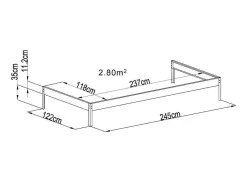 Wandtuinkas Van Polycarbonaat Van 2.9M Zenais-EXPERTLAND Outlet