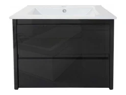 Wastafel + Wastafelmeubel Mcw-B19, Zwart-Vente-unique Sale