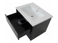 Wastafel + Wastafelmeubel Mcw-B19, Zwart-Vente-unique Sale