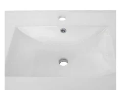 Wastafel + Wastafelmeubel Mcw-D16, Wit-Vente-unique